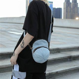 Cap Shape Denim Cross Bag