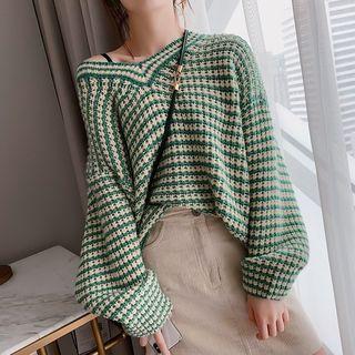 Striped Chunky-knit Sweater