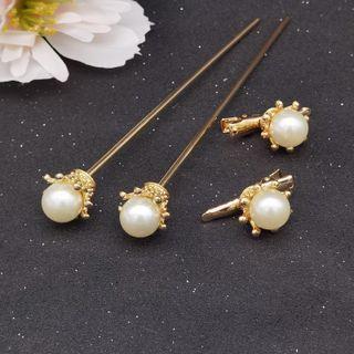 Retro Faux Pearl Hair Stick / Hair Clip