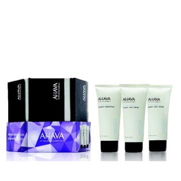 Ahava - Mineral Stars (3 Items): Lotion 100ml + Hand Cream 100ml + Foot Cream 100ml (limited Edition) 1 Set (3 Pcs)