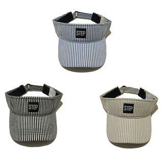 Striped Visor Hat