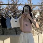 Logo Fluffy Camisole Top