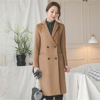 Double-breatsed Long Coat