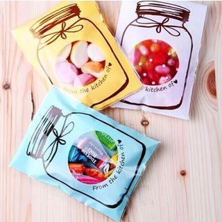 Printed Bakery Packing Bag Set (100pcs)