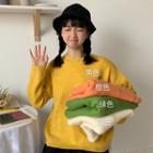 Fruit Embroidered Sweater