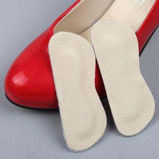 Faux Leather Heel Shield As Shown In Figure - One Size