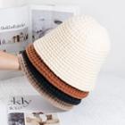 Textured Knit Bucket Hat