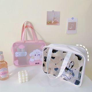 Cartoon Print Pvc Lunch Bag