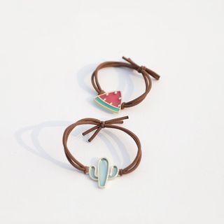 Alloy Cactus / Watermelon Hair Tie