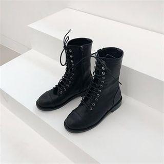 Toe-cap Lace-up Boots