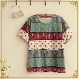 Patterned Short-sleeve T-shirt