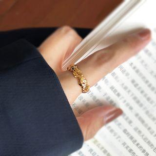 Alloy Open Ring With Gift Box - Gold - One Size