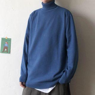 Couple Matching Turtle-neck Sweater