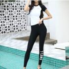 Rash Guard Set: Short-sleeve Top + Pants