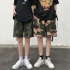 Couple Matching Camouflage Sport Shorts