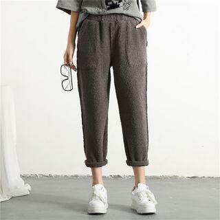Fleece Cropped Pants