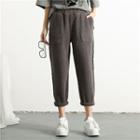 Fleece Cropped Pants