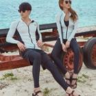 Couple Matching Rash Guard / Swim Pants / Top / Set