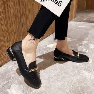 Chained Quilted Loafers