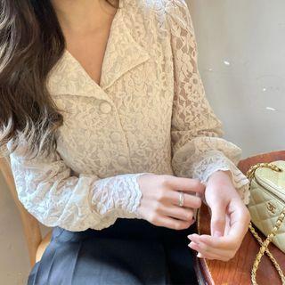 Lace Shirt / Mini Skirt