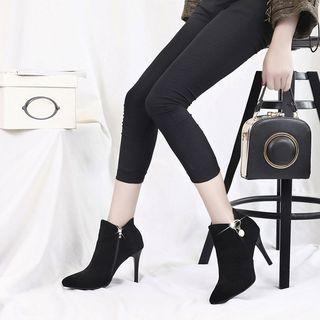 High Heel Side-zip Ankle Boots