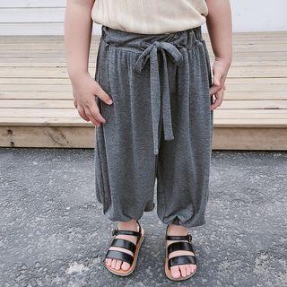 Family Matching Tie Waist Harem Pants