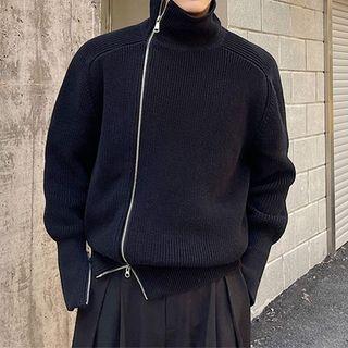 Turtleneck Zip Sweater