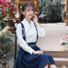 Long-sleeve Hanfu Top / Jumper A-line Skirt