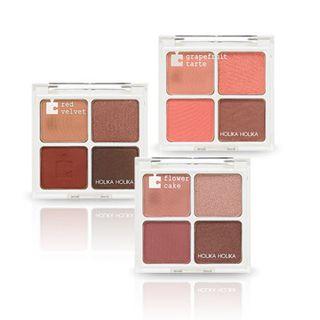 Holika Holika - Piece Matching Shadow Palette (3 Colors) #01 Red Velvet