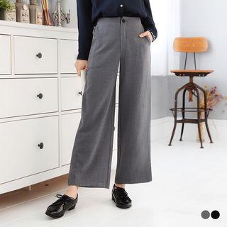 Elastic-waist Gaucho Trousers