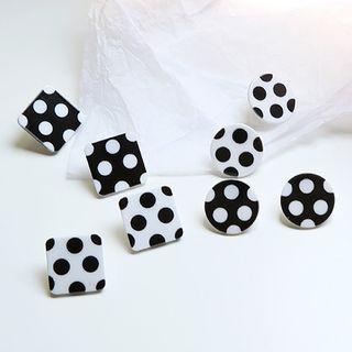 Dotted Acrylic Earring (various Designs)