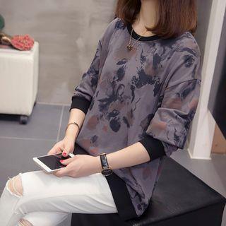 Floral-pattern Sweatshirt