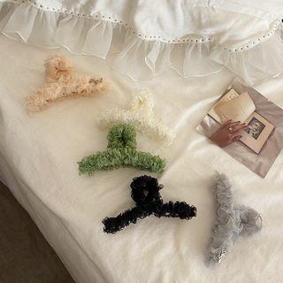 Ruched Mesh Hair Claw
