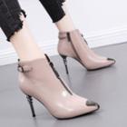 High-heel Patent Ankle Boots