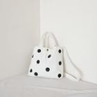 Dotted Canvas Crossbody Bag One Size - One Size