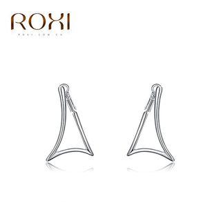 Alloy Triangle Earring 1 Pair - Silver - One Size