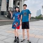 Couple Matching Traditional Chinese Dress / Shorts / T-shirt / Set