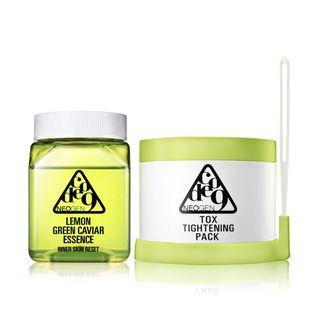 Neogen - Code9 Lemon Green Caviar Essence & Tox Tightening Pack (us & Eu Edition) 250ml + 25pcs