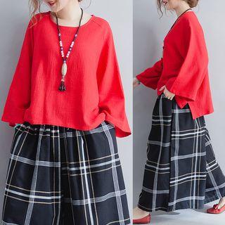 Loose Fit Long-sleeve Top