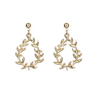 Leaf Earring Gold - One Size