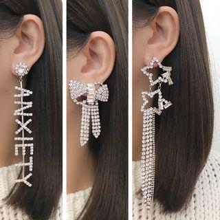 Alloy Rhinestone Earring (various Designs)