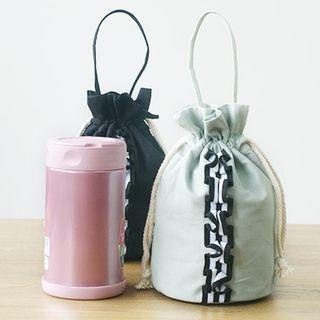 Ruffle Drawstring Pouch