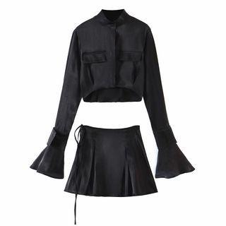 Cropped Shirt / A-line Skirt