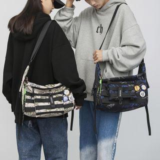 Print Crossbody Bag / Charm / Set