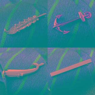 Alloy Tie Clip (various Designs)