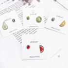 Non-matching Alloy Fruit Earring