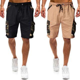 Camo Pocket Cargo Shorts