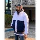 Two-tone Colored Padded Jacket