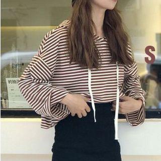 Stripe Boxy Hoodie