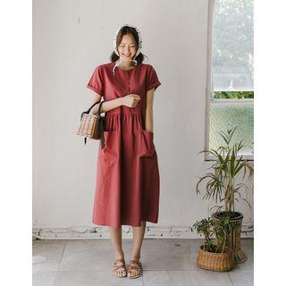 Round-neck Long Dress